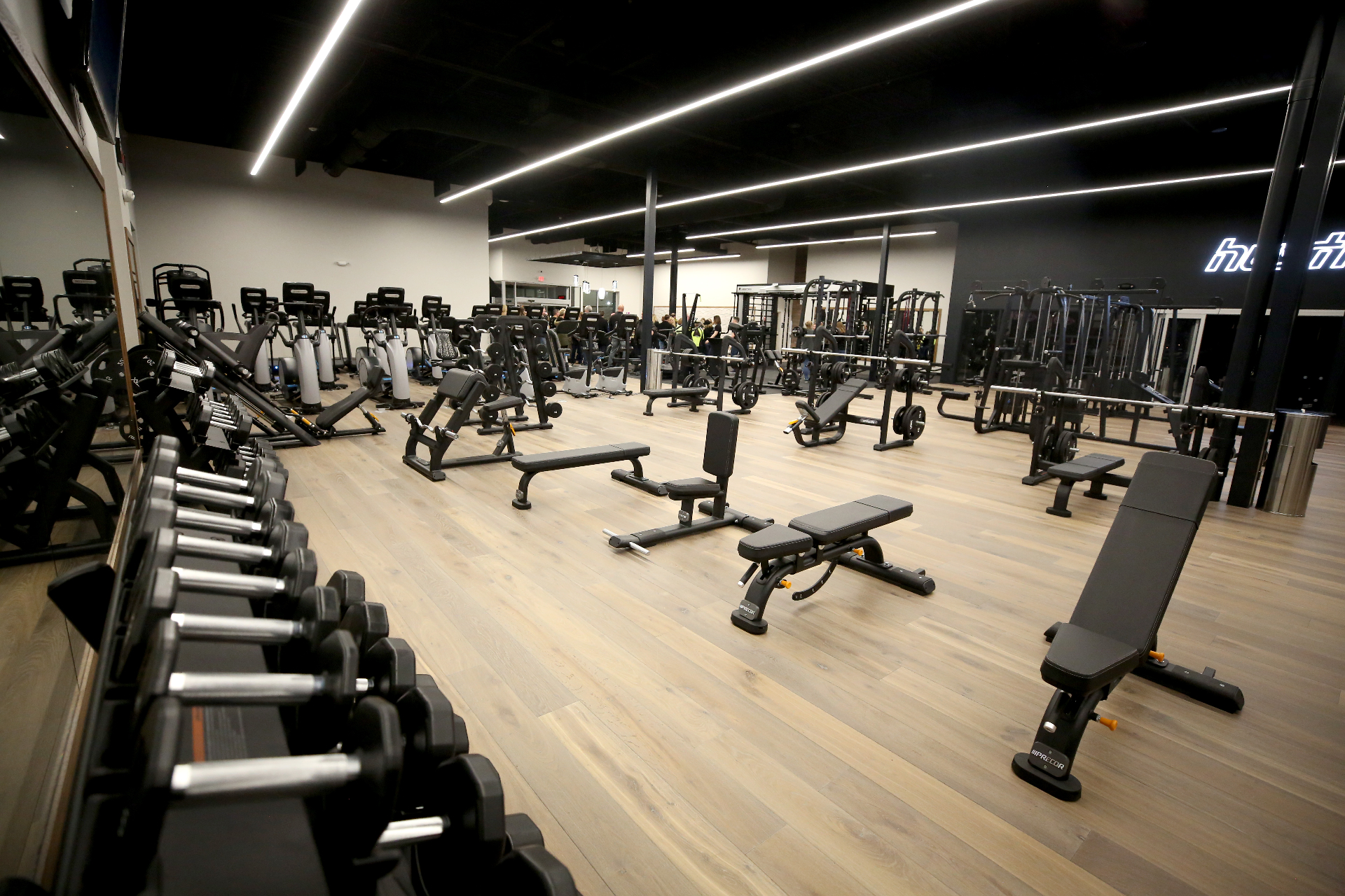 Open gym floor